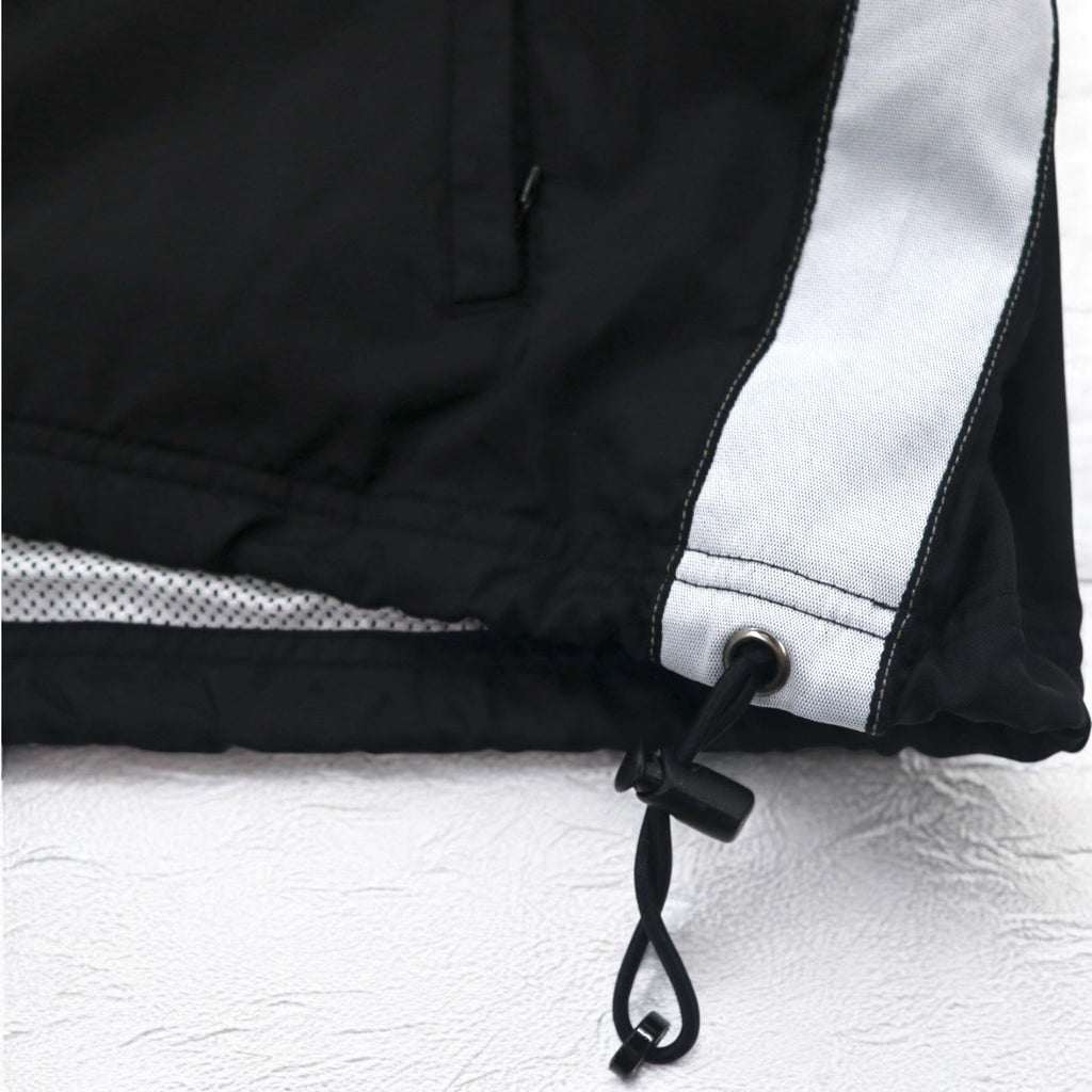 Giacca sportiva in nylon adidas TEAM anni '90, giacca da pista, tuta da ginnastica XL, strisce laterali, fodera in mesh