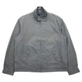 346 BROOKS BROTHERS Swing Top Harrington Jacket M Cotone Grigio