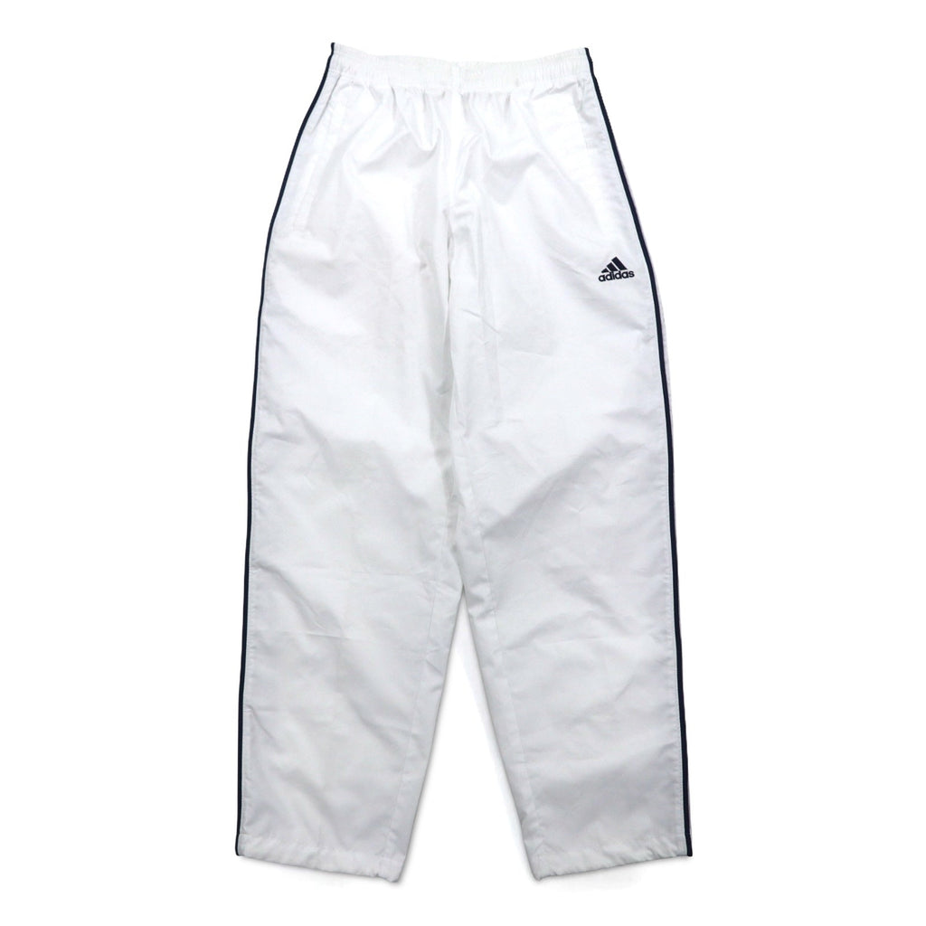 adidas anni '90 tuta sportiva a 3 strisce, giacca e pantaloni, taglia M, bianco e grigio