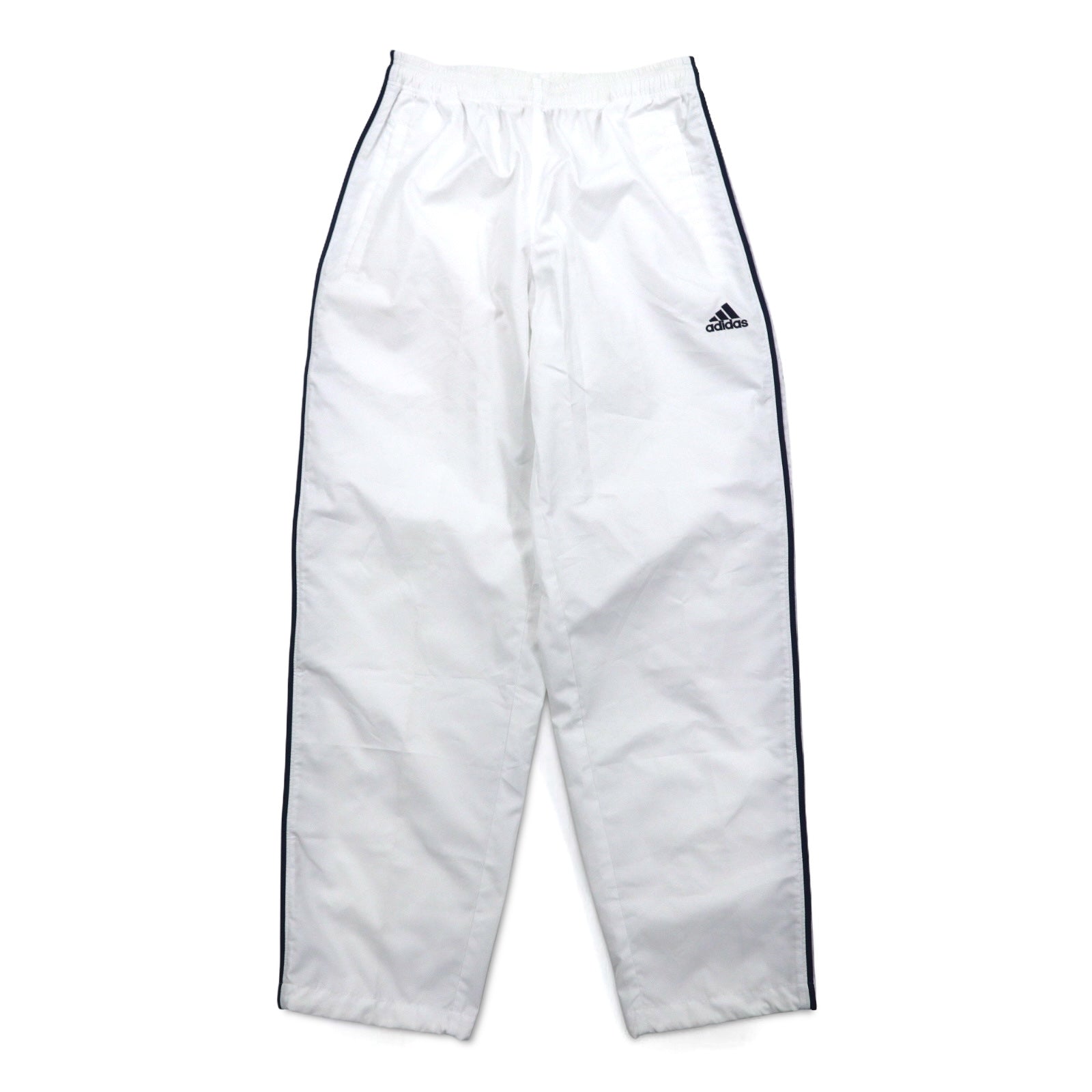 adidas anni '90 tuta sportiva a 3 strisce, giacca e pantaloni, taglia M, bianco e grigio