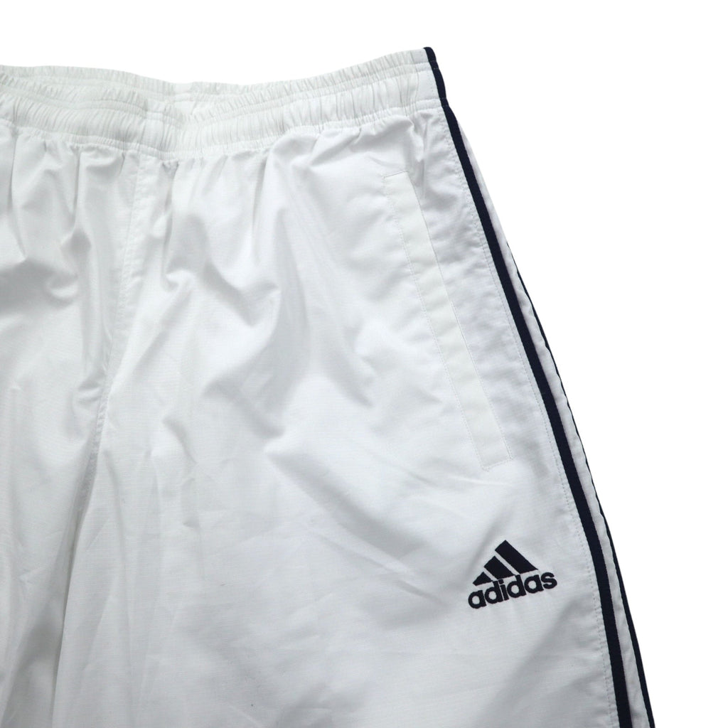 adidas anni '90 tuta sportiva a 3 strisce, giacca e pantaloni, taglia M, bianco e grigio