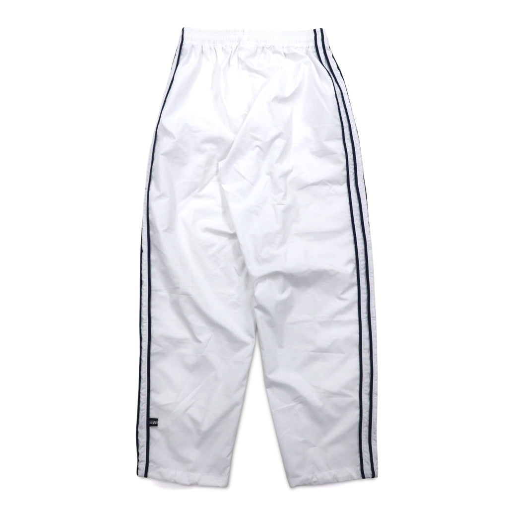 adidas anni '90 tuta sportiva a 3 strisce, giacca e pantaloni, taglia M, bianco e grigio