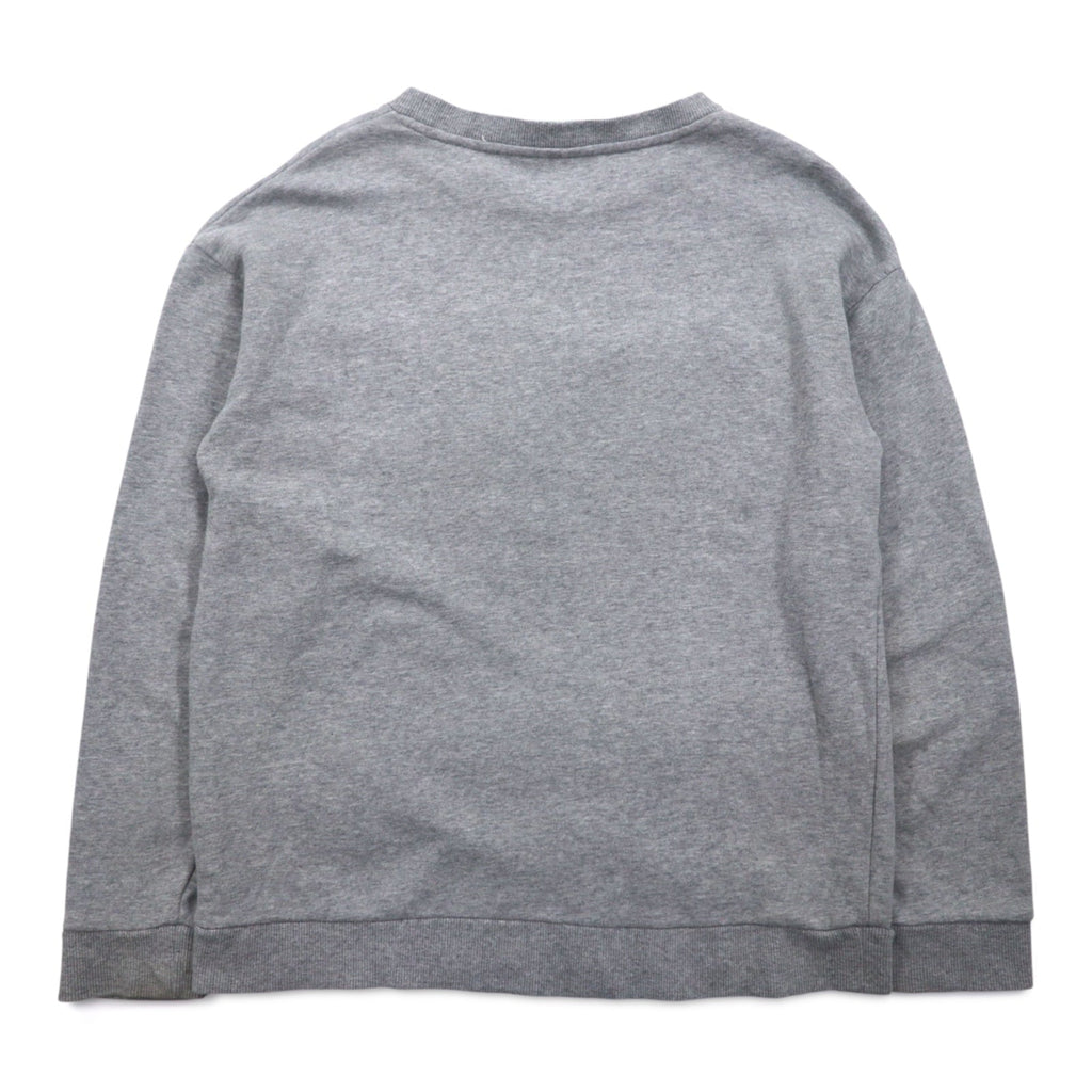 THRASHER MAGAZINE ファイヤーロゴ スウェット M グレー コットン