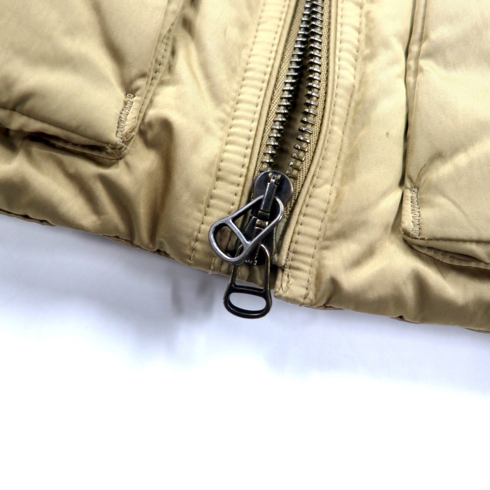RALPH LAUREN Piumino S Beige Poliestere Logo Cintura Fibbia Doppia cerniera