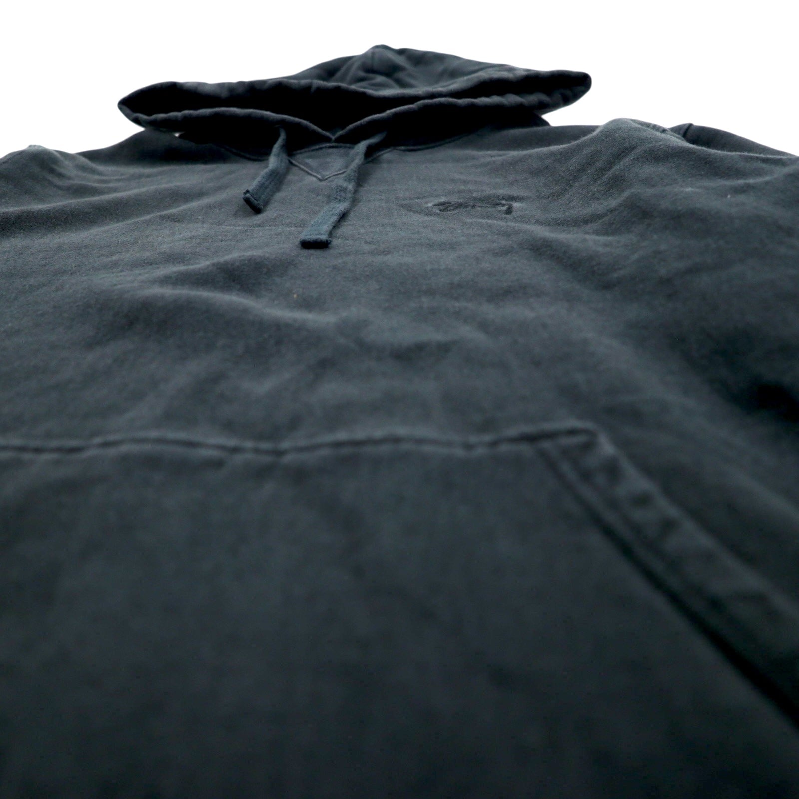 stussy Reverse Weave REVERSE WEAVE Felpa con cappuccio pullover L cotone logo ricamato monocolore nero