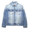 GUESS JEANS Giacca di jeans oversize blu in cotone, logo ricamato sul retro OVERSIZED DENIM JACKET M73XN1R21B5