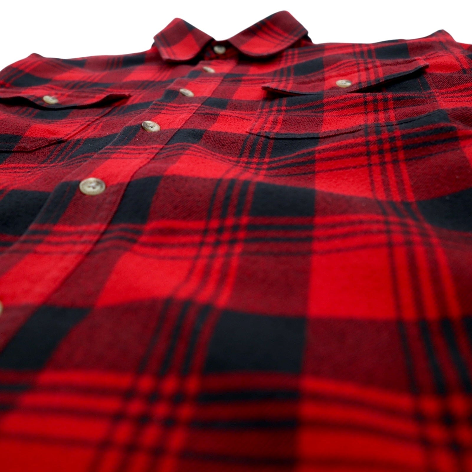 Camicia da lavoro in flanella Columbia Titanium M rossa e nera in cotone