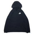 NIKE ルーズフィット プルオーバーパーカー 1X ブラック コットン スウォッシュロゴ Women's Sportswear Rally Hoodie Sz 2X AA0733-010