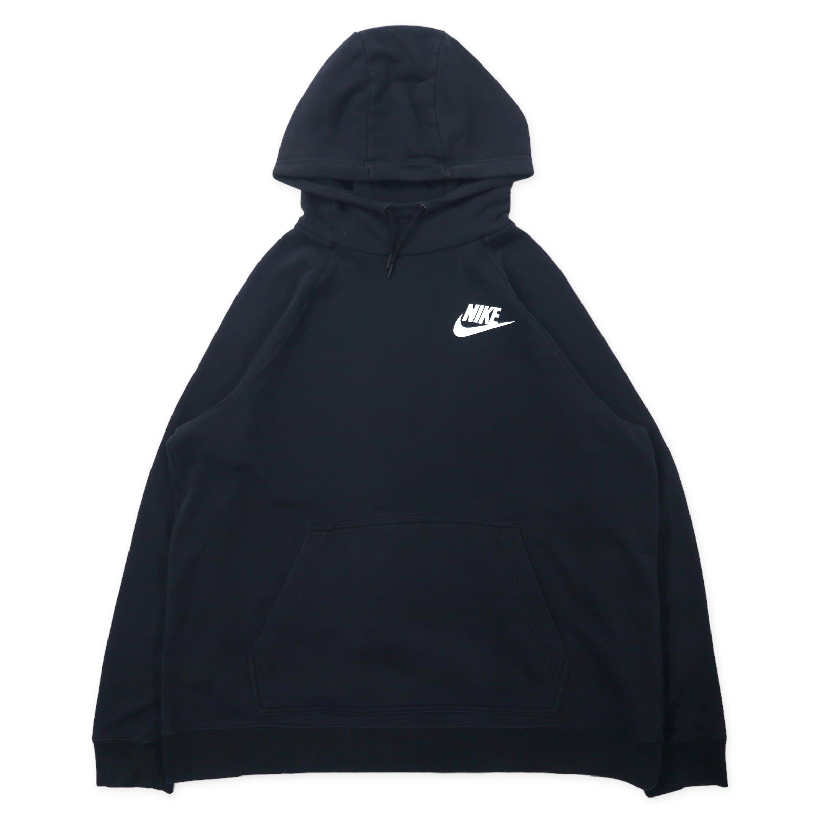 NIKE Felpa con cappuccio pullover a vestibilità larga 1X Nera in cotone con logo Swoosh, Felpa con cappuccio Nike Sportswear Rally da donna Taglia 2X AA0733-010