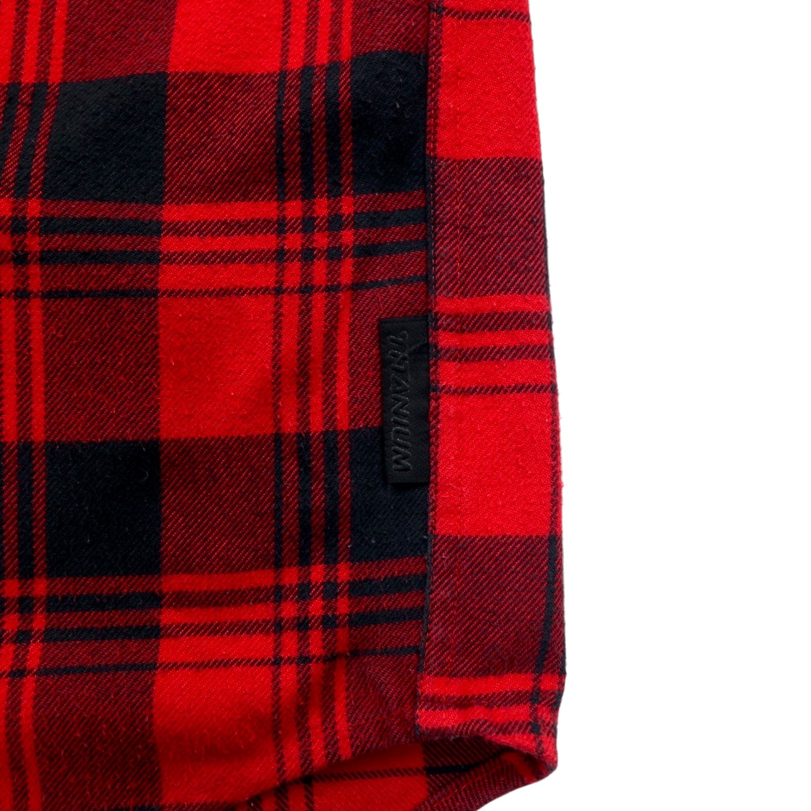 Camicia da lavoro in flanella Columbia Titanium M rossa e nera in cotone