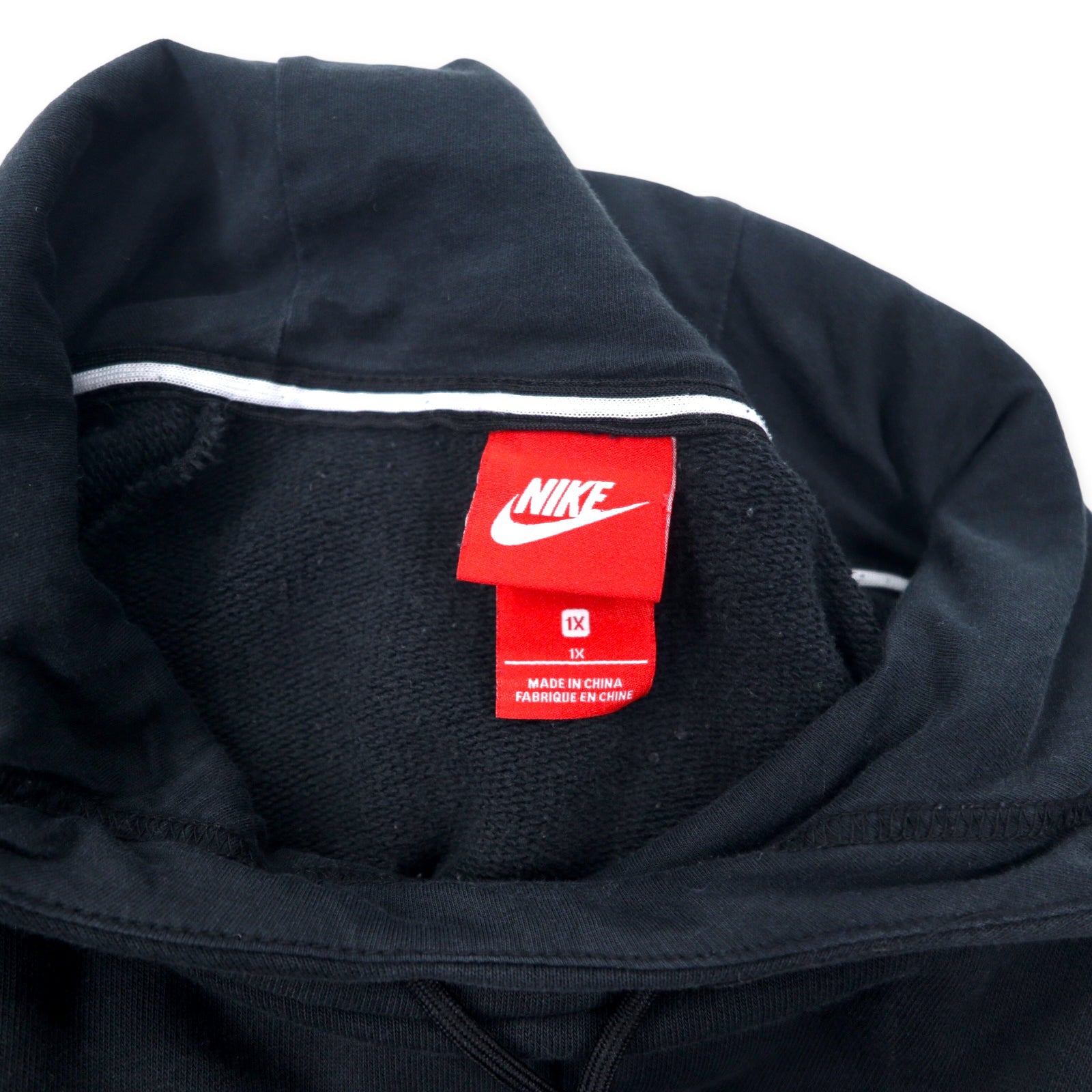 NIKE Felpa con cappuccio pullover a vestibilità larga 1X Nera in cotone con logo Swoosh, Felpa con cappuccio Nike Sportswear Rally da donna Taglia 2X AA0733-010
