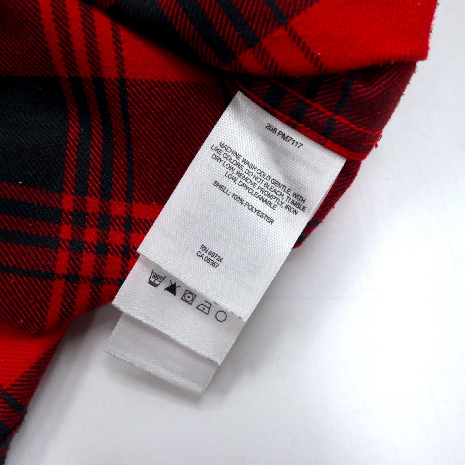 Camicia da lavoro in flanella Columbia Titanium M rossa e nera in cotone