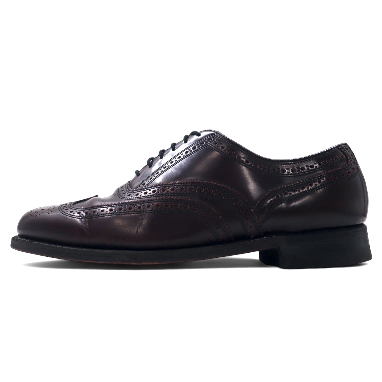Scarpe Oxford wingtip FLORSHEIM IMPERIAL, USA, 26,5 cm, bordeaux, pelle, 93351