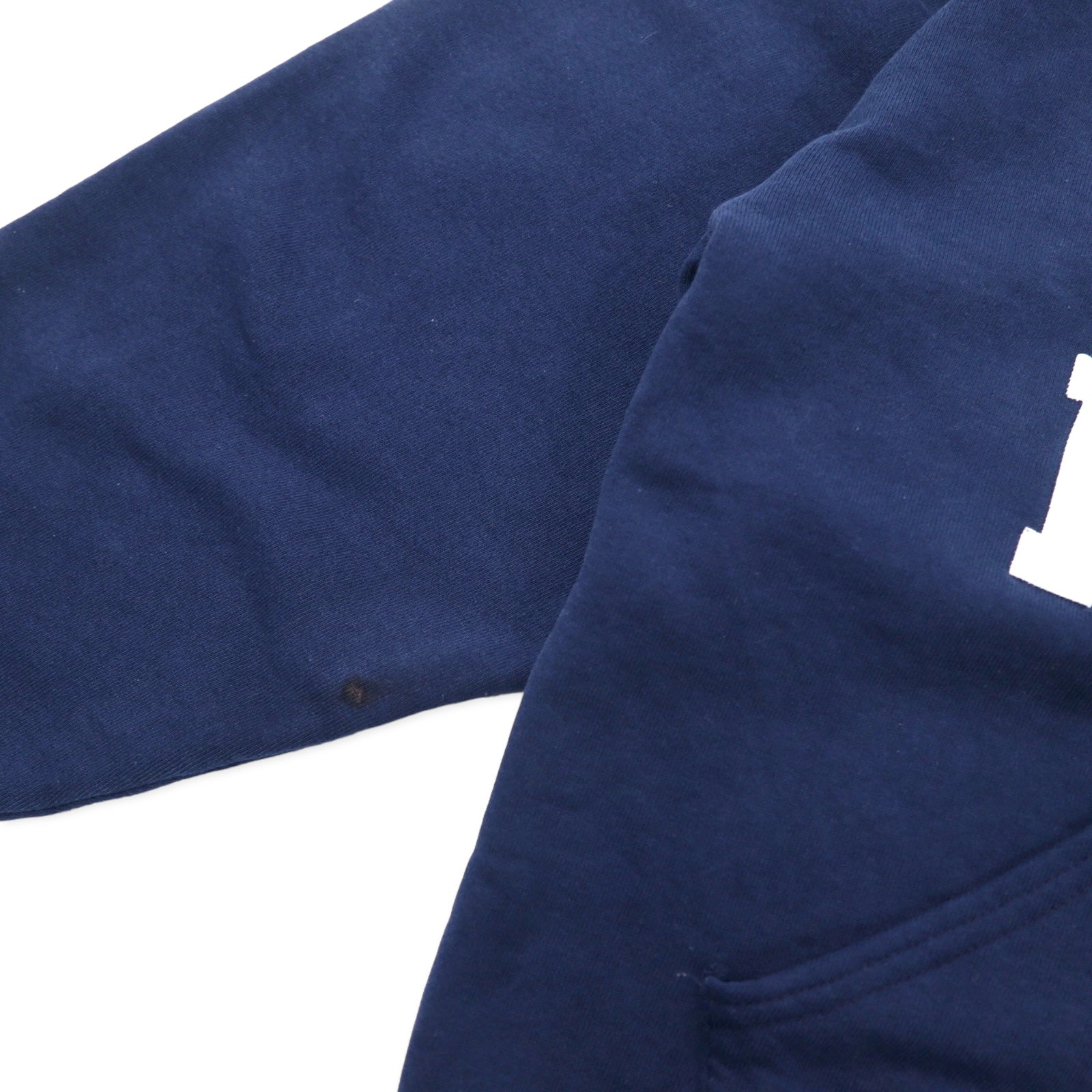 RUSSELL ATHLETIC Prodotto negli USA anni '90 Felpa con cappuccio pullover da college L blu navy cotone S.P.U. HOCKEY
