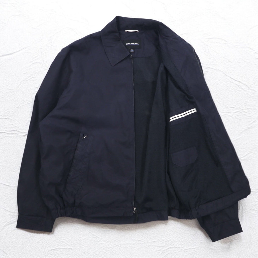 LONDON FOG スウィングトップ ハリントンジャケット XL ネイビー メッシュライナー