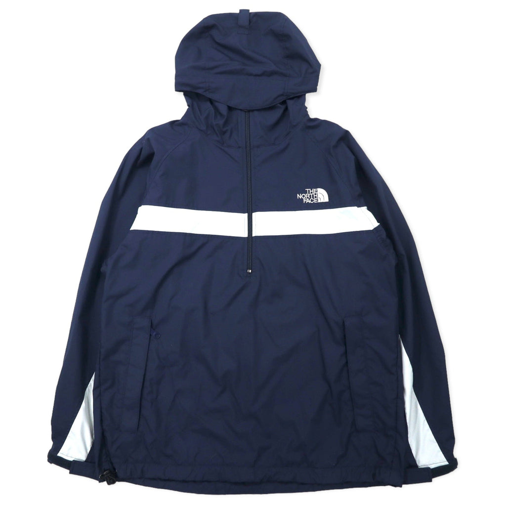 THE NORTH FACE Anorak M Blu navy Poliestere Ripiegabile Logo ricamato NP0209 Made in Japan