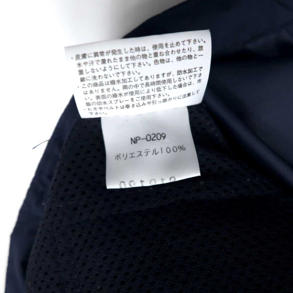THE NORTH FACE Anorak M Blu navy Poliestere Ripiegabile Logo ricamato NP0209 Made in Japan