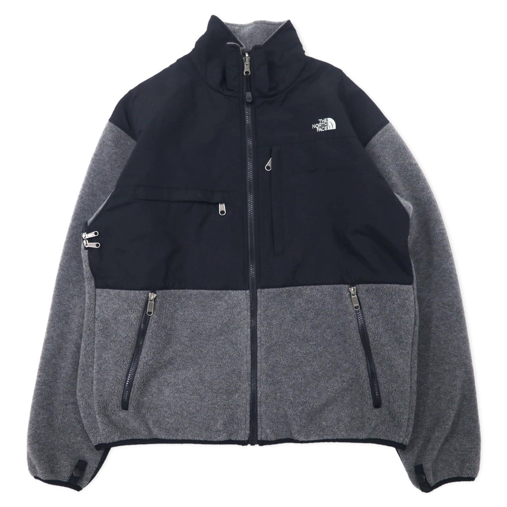 THE NORTH FACE Denali Jacket Fleece LL Grigio Poliestere POLARTEC Logo Ricamato Monocromatico NL45001A