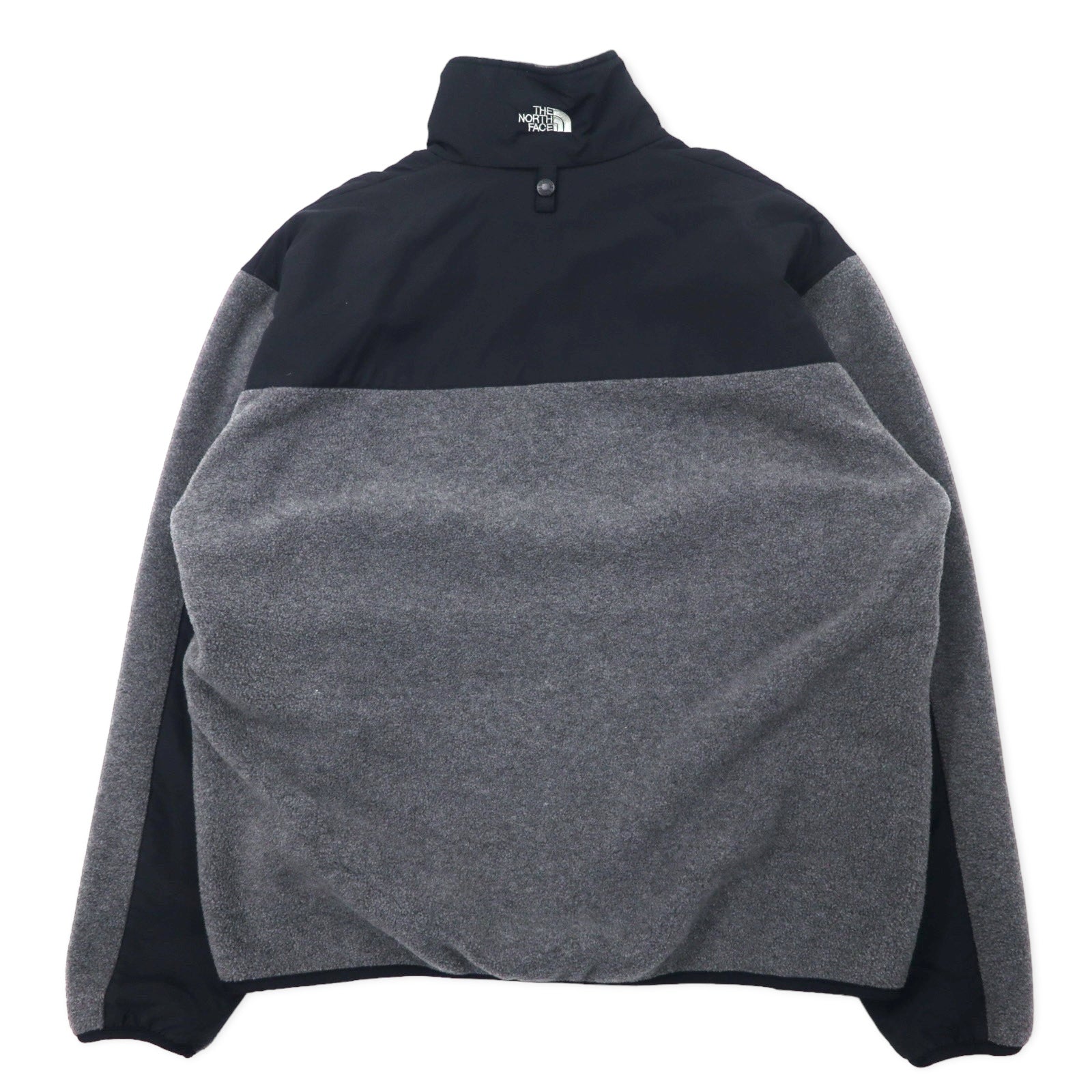 THE NORTH FACE Denali Jacket Fleece LL Grigio Poliestere POLARTEC Logo Ricamato Monocromatico NL45001A