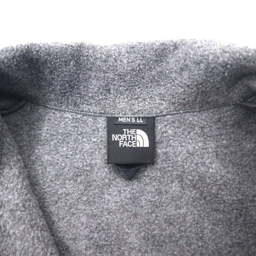 THE NORTH FACE Denali Jacket Fleece LL Grigio Poliestere POLARTEC Logo Ricamato Monocromatico NL45001A