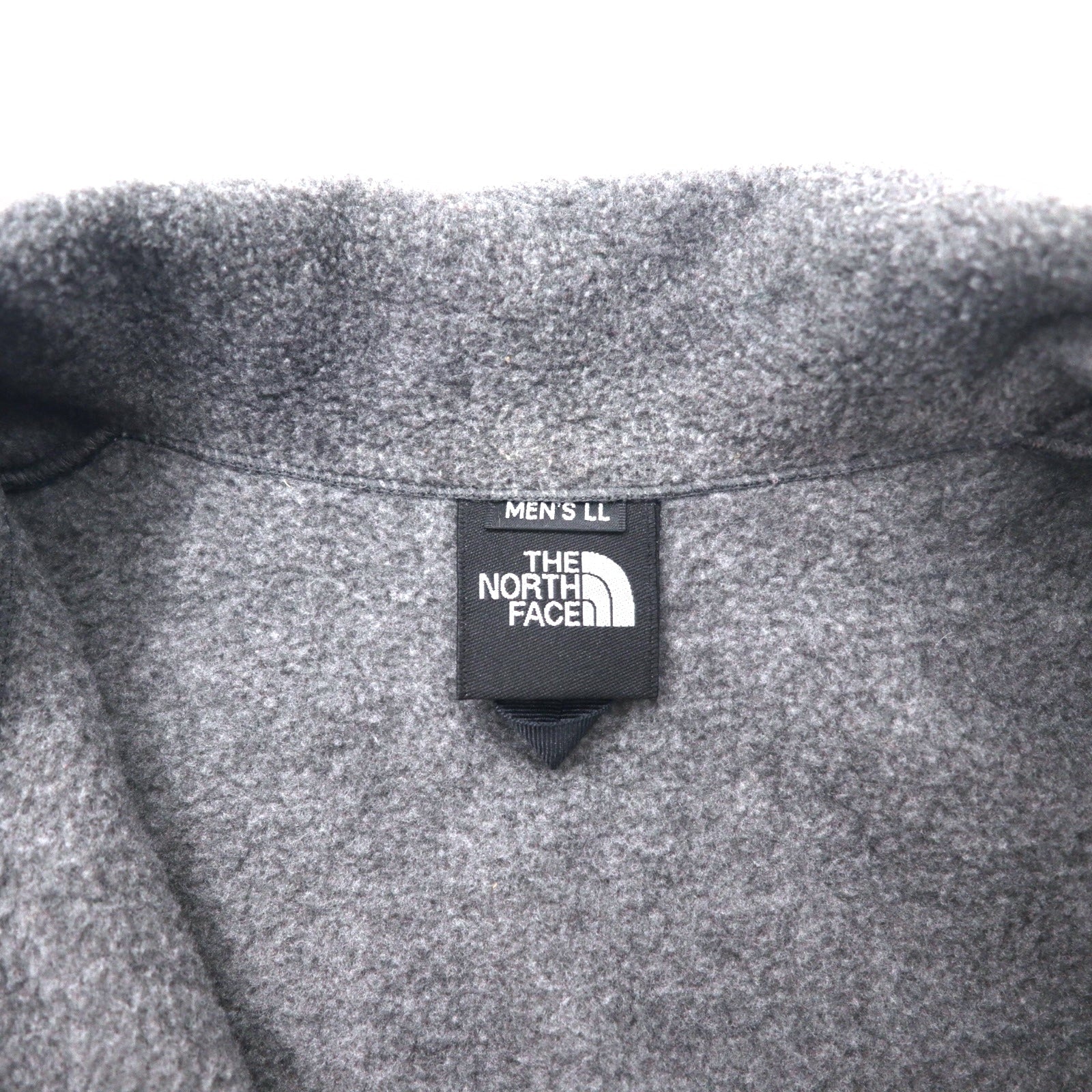 THE NORTH FACE Denali Jacket Fleece LL Grigio Poliestere POLARTEC Logo Ricamato Monocromatico NL45001A