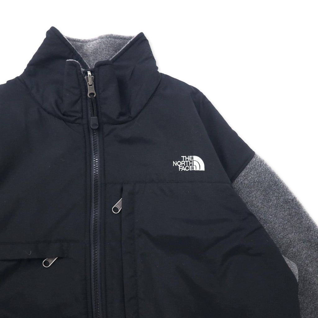 THE NORTH FACE Denali Jacket Fleece LL Grigio Poliestere POLARTEC Logo Ricamato Monocromatico NL45001A
