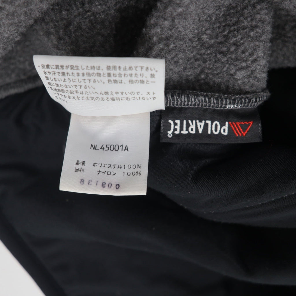 THE NORTH FACE Denali Jacket Fleece LL Grigio Poliestere POLARTEC Logo Ricamato Monocromatico NL45001A