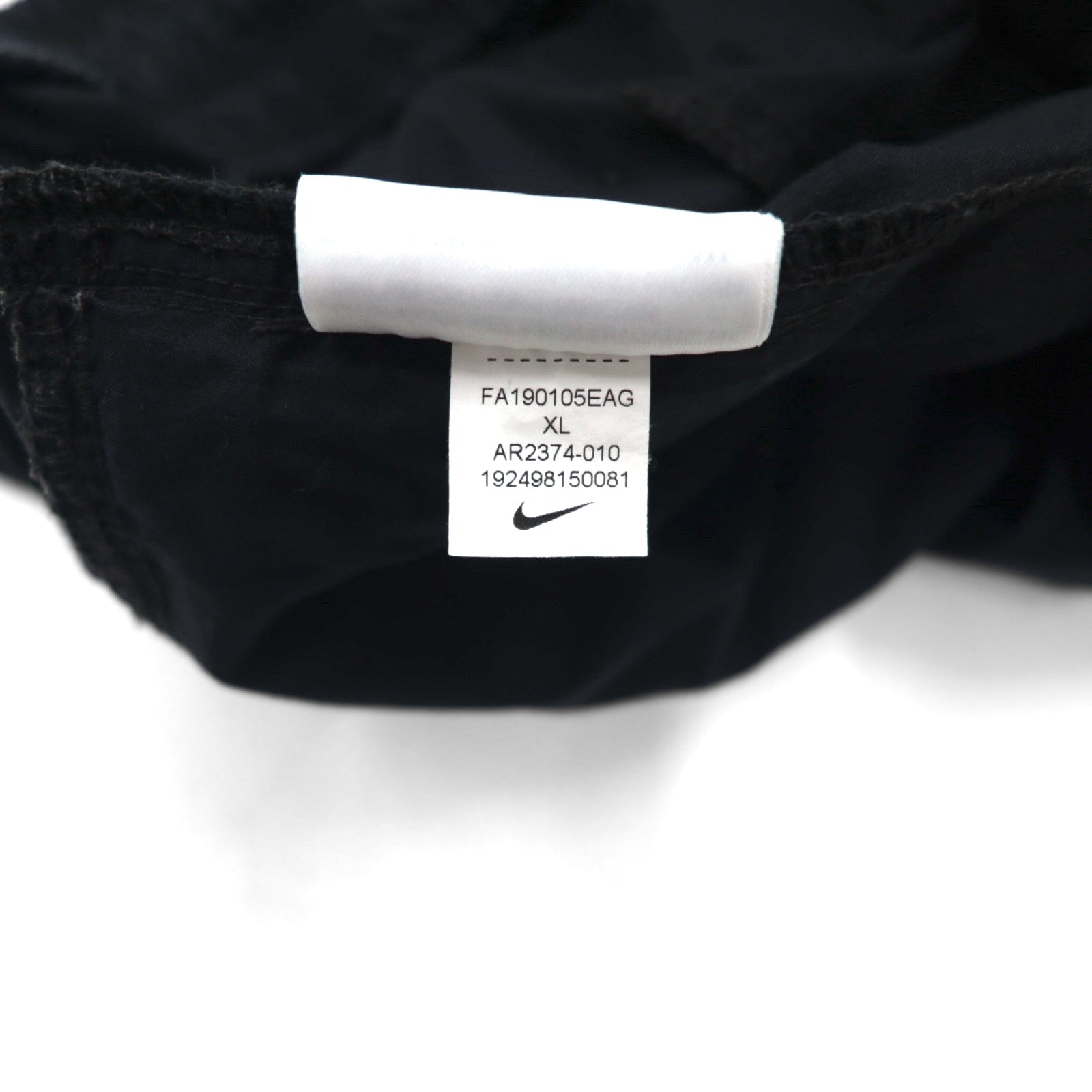 NIKE カーゴショーツ ショートパンツ ハーフパンツ XL ブラック ジップポケット AR2374-010