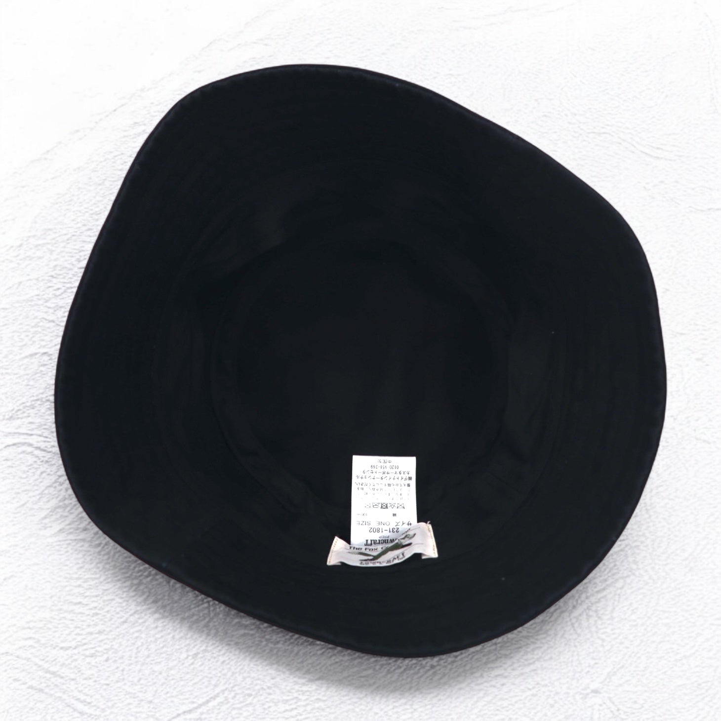 TOWN CRAFT THE FOX COLLECTION Cappello alla pescatora ONE nero cotone 231-1802