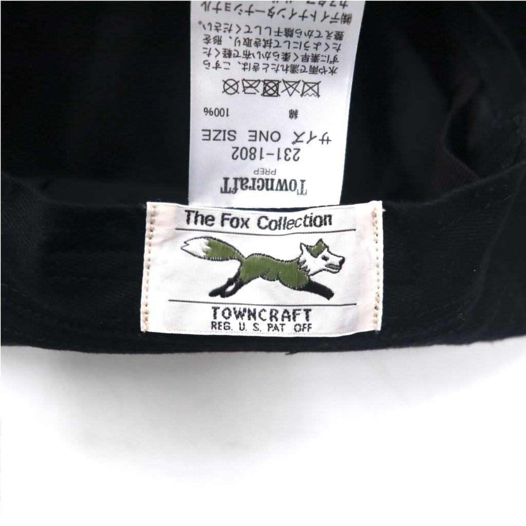 TOWN CRAFT THE FOX COLLECTION Cappello alla pescatora ONE nero cotone 231-1802