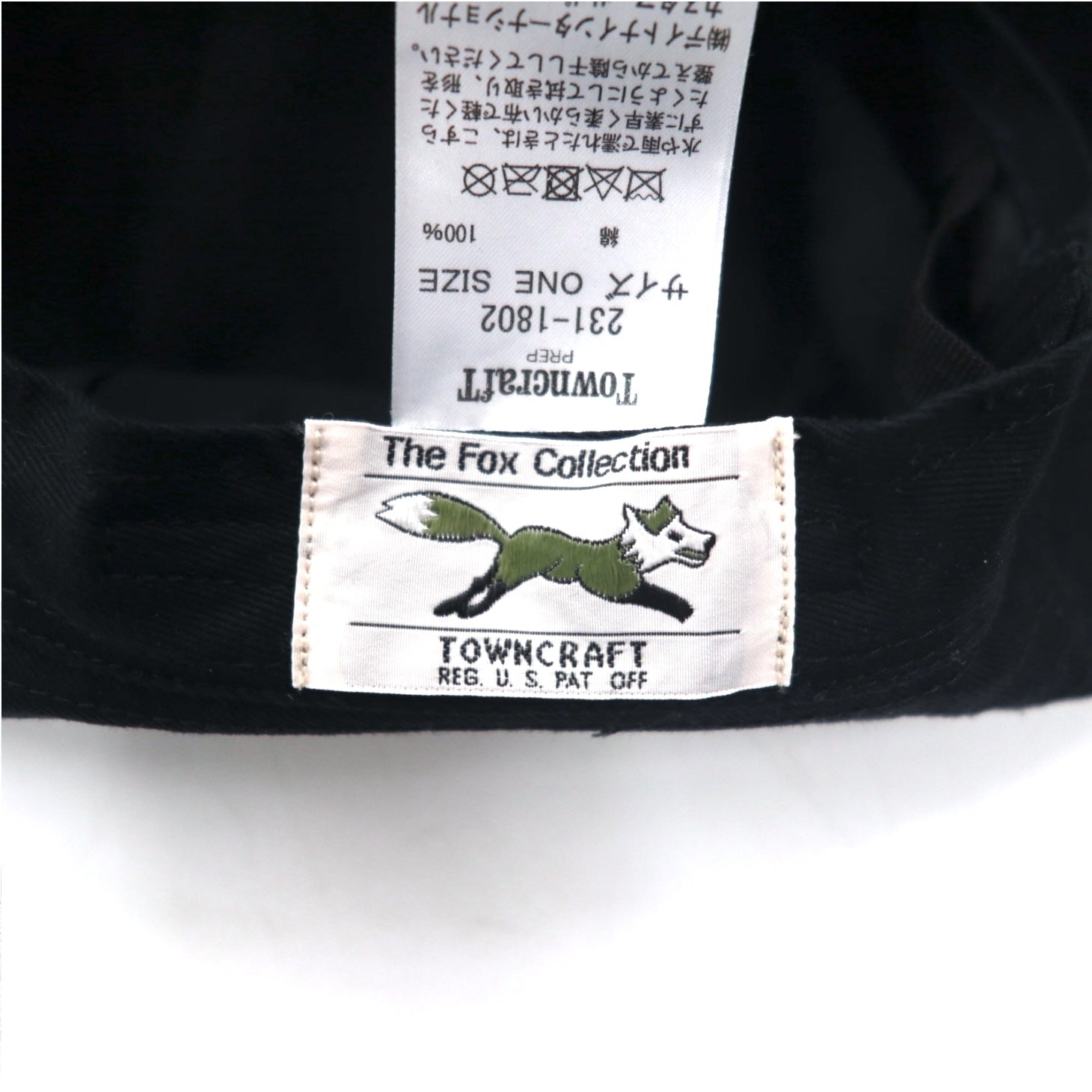 TOWN CRAFT THE FOX COLLECTION Cappello alla pescatora ONE nero cotone 231-1802