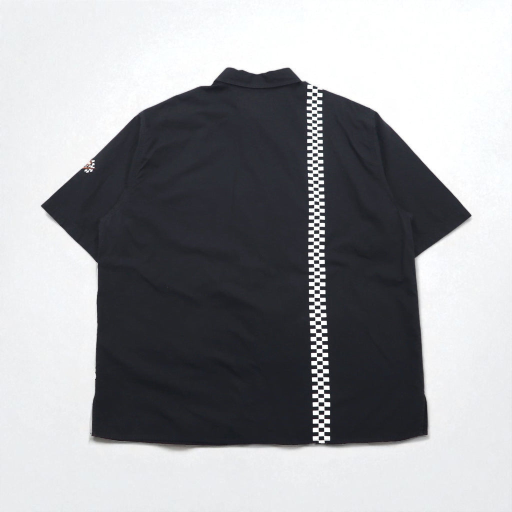 HARLEY DAVIDSON T-shirt da corsa a scacchi 2XL Nera con logo, taschino sul petto