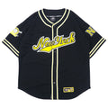 colosseum SPORT Anni '90 Maglia da baseball XXL Nera Poliestere NEW YORK Taglia grande