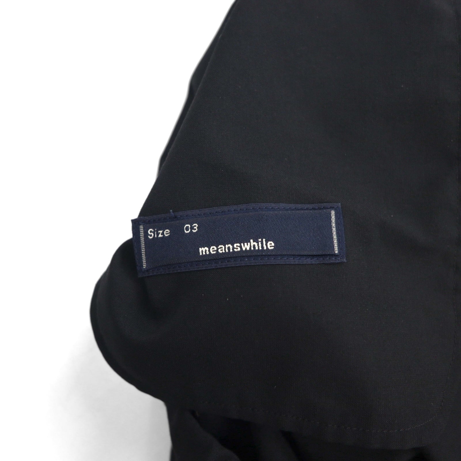 meanswhile ワイド イージーパンツ Dry Smooth Easy PT スラックス L ブラック Reflax ポリエステル ドローコード