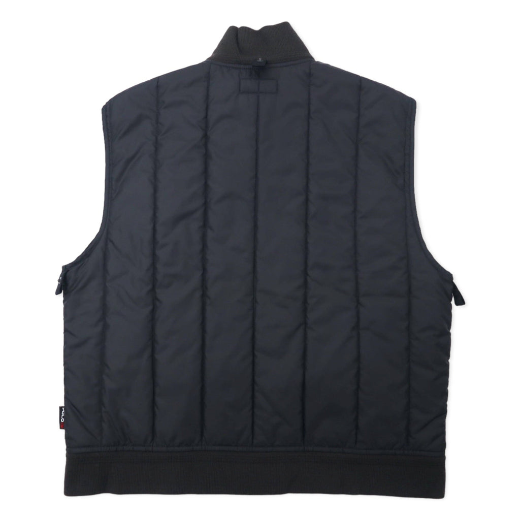 Polo by Ralph Lauren 3WAY ダウンジャケット 中綿 L ブラック ポリエステル キルティングライナー着脱式 パーカー着脱式 TROOPER JACKET