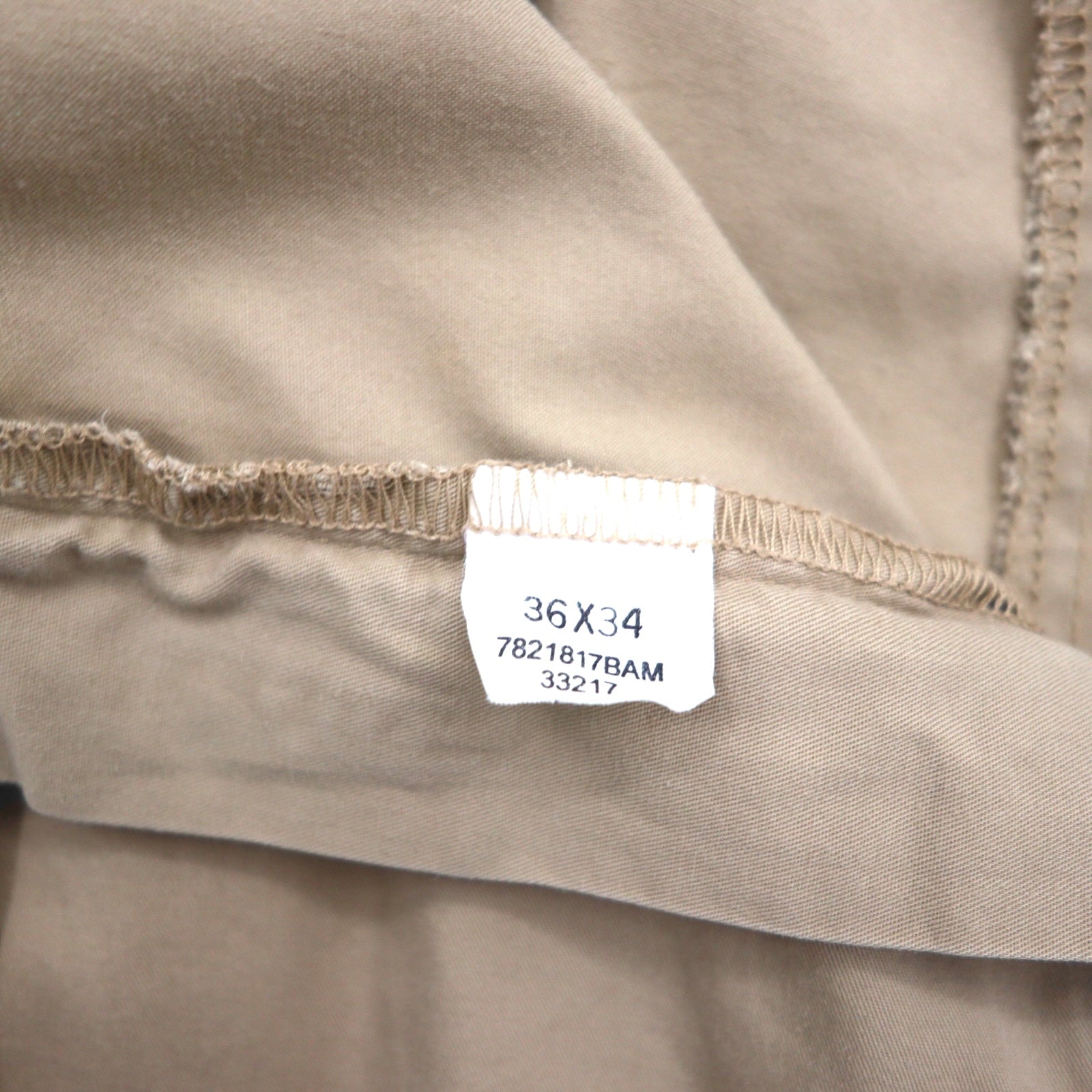 POLO GOLF RALPH LAUREN anni '90 pantalone chino ampio a due pinces L beige cotone