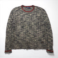 Polo Ralph Lauren ローゲージ ニット クルーネック セーター L ミックス グレー コットン