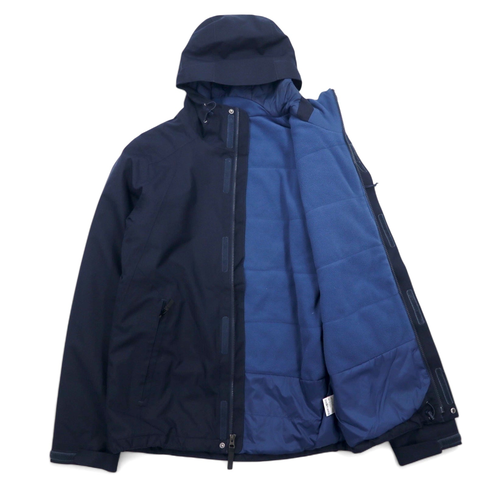 THE NORTH FACE Giacca imbottita Mountain Parka S Blu navy Poliestere Fodera in pile Logo ricamato NT51803Z