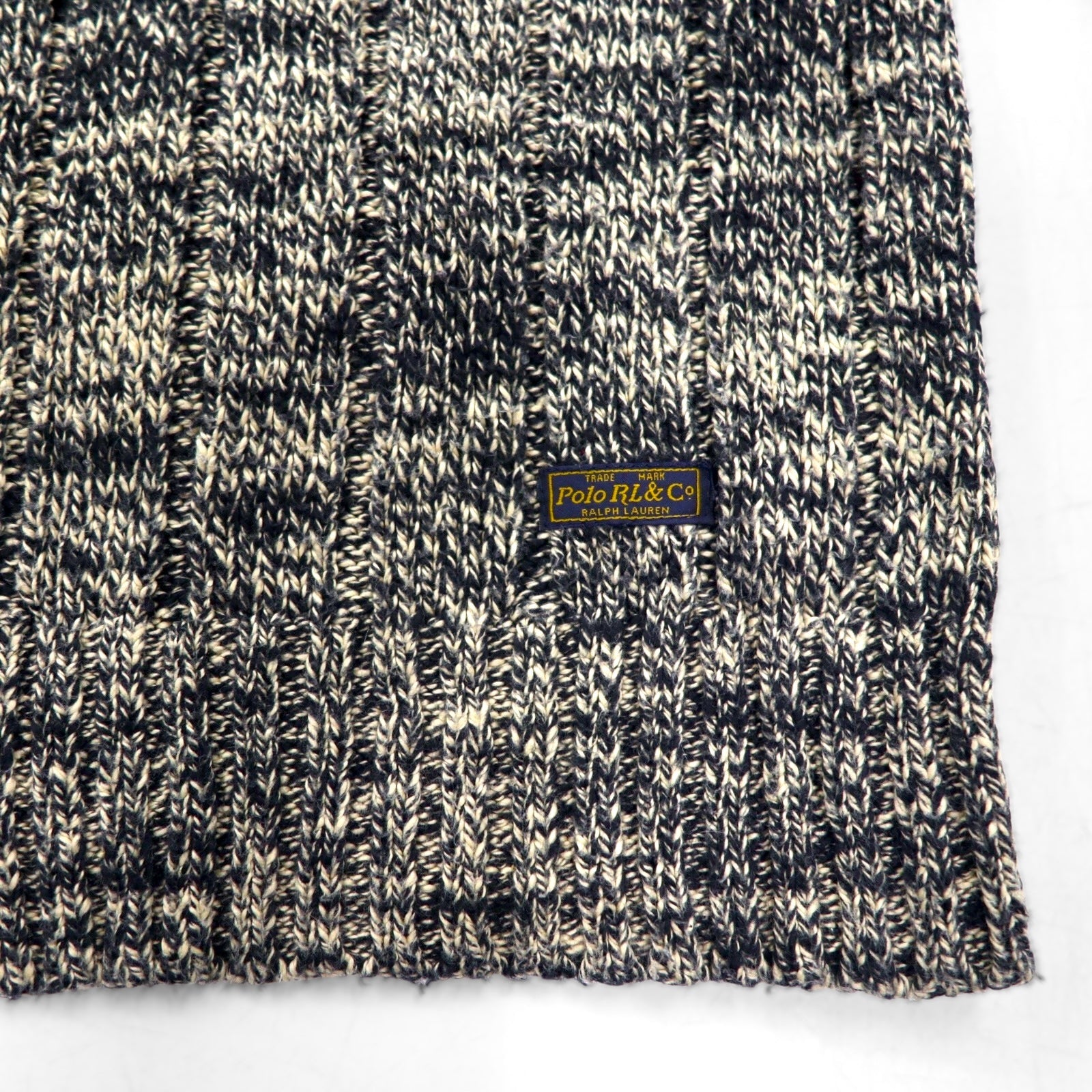 Polo Ralph Lauren ローゲージ ニット クルーネック セーター L ミックス グレー コットン