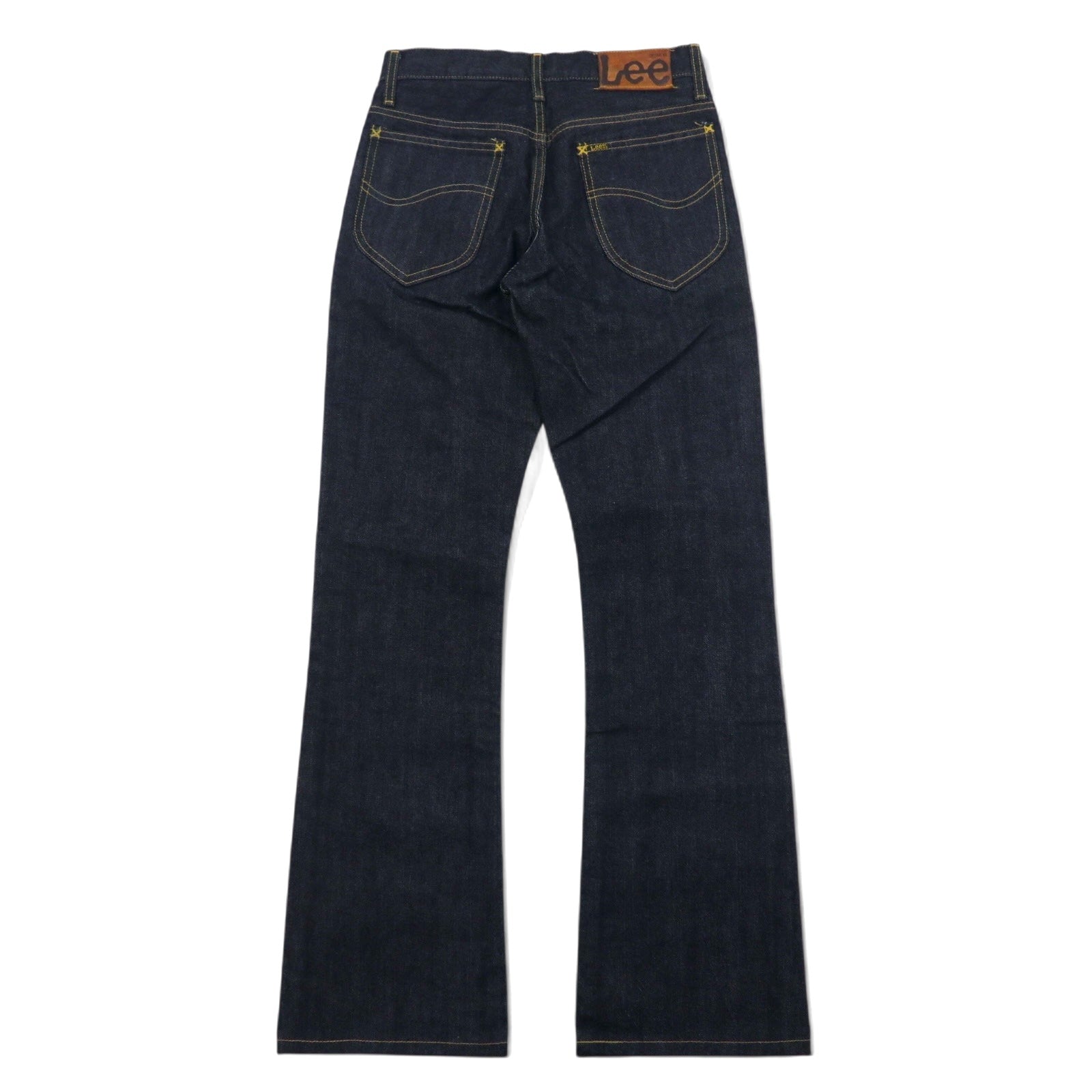 Lee RIDERS Jeans bootcut rigidi S, blu indaco, chiusura a cerniera, etichetta in pelle