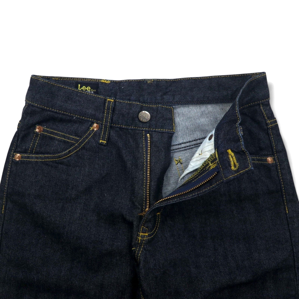 Lee RIDERS Jeans bootcut rigidi S, blu indaco, chiusura a cerniera, etichetta in pelle