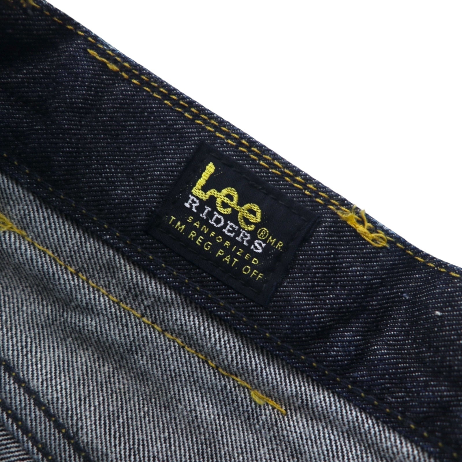 Lee RIDERS Jeans bootcut rigidi S, blu indaco, chiusura a cerniera, etichetta in pelle