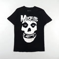 MISFITS Misfits T-shirt rock band M nero cotone Crimson Ghost
