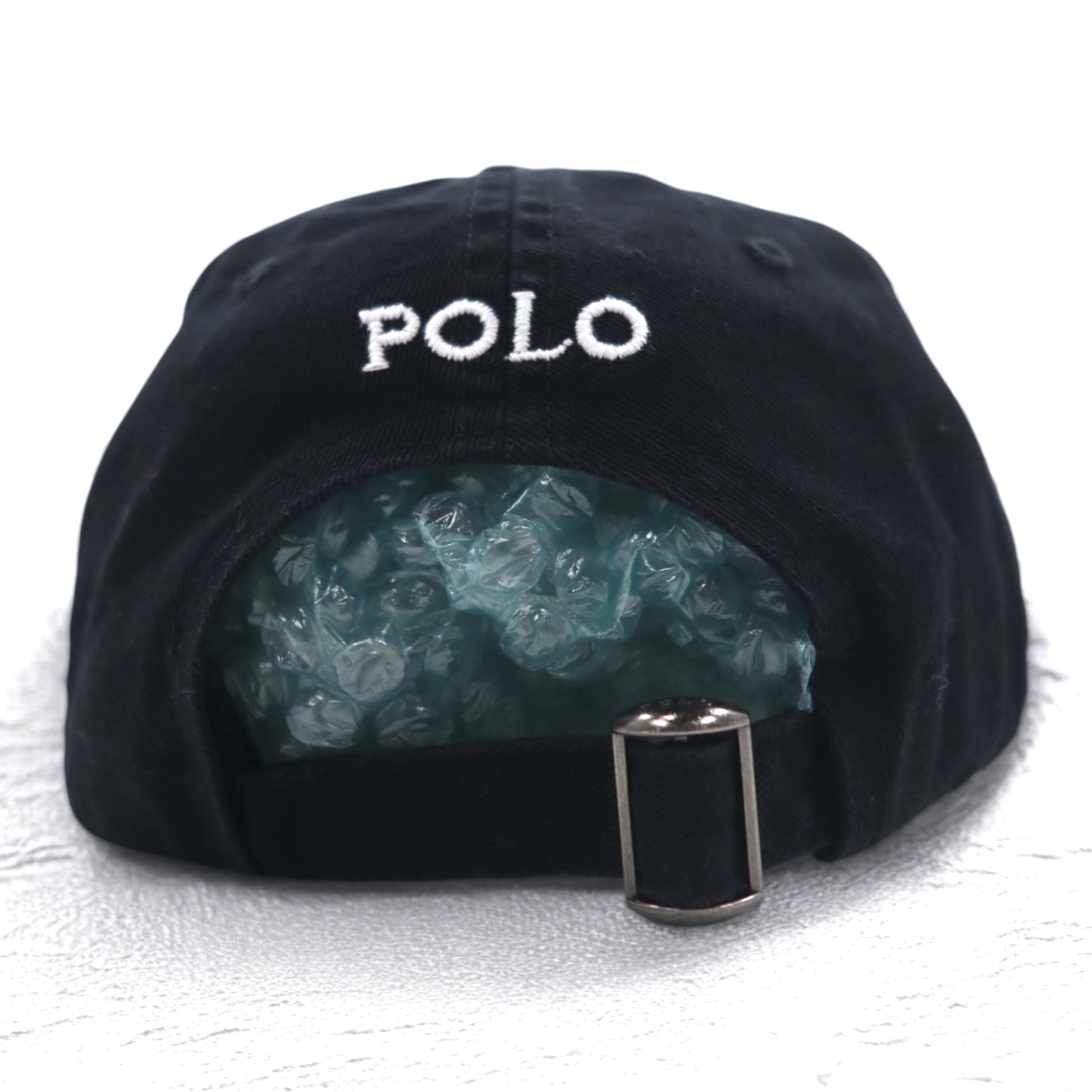 POLO RALPH LAUREN Cappellino 6 pannelli 59cm nero cotone ricamo piccolo pony