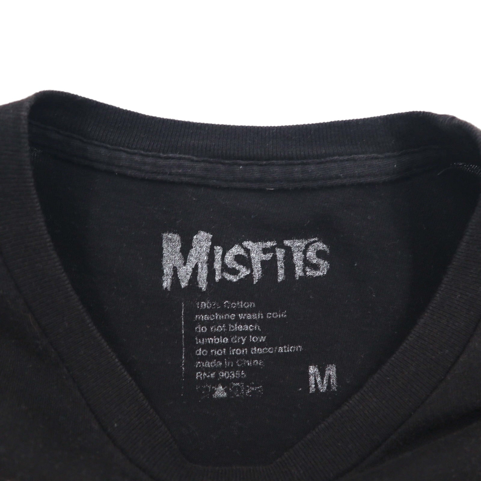 MISFITS Misfits T-shirt rock band M nero cotone Crimson Ghost
