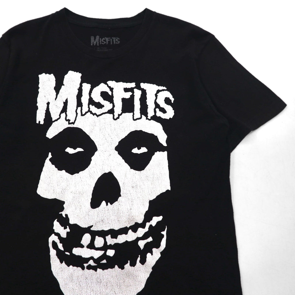 MISFITS Misfits T-shirt rock band M nero cotone Crimson Ghost