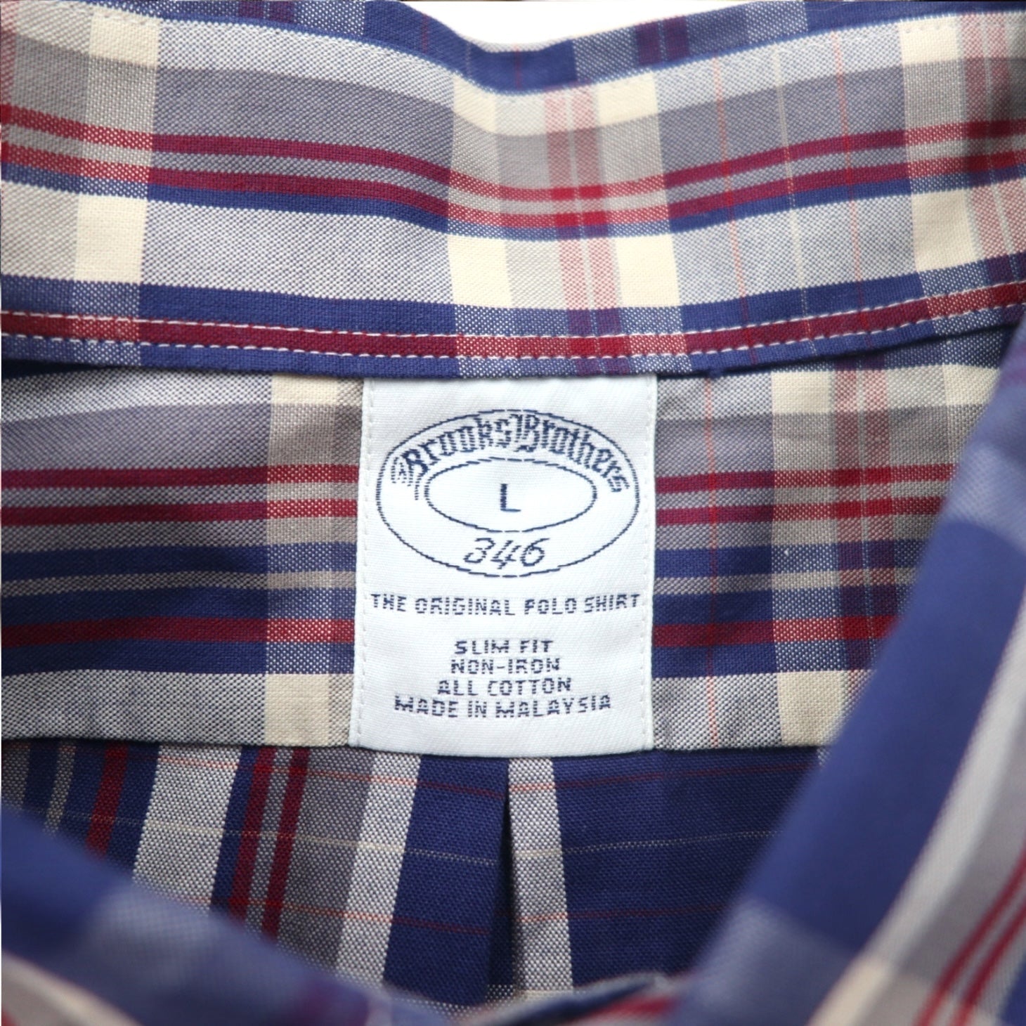 Brooks Brothers 346 Camicia button-down L Multicolore Taschino sul petto THE ORIGINAL POLO SHIRT