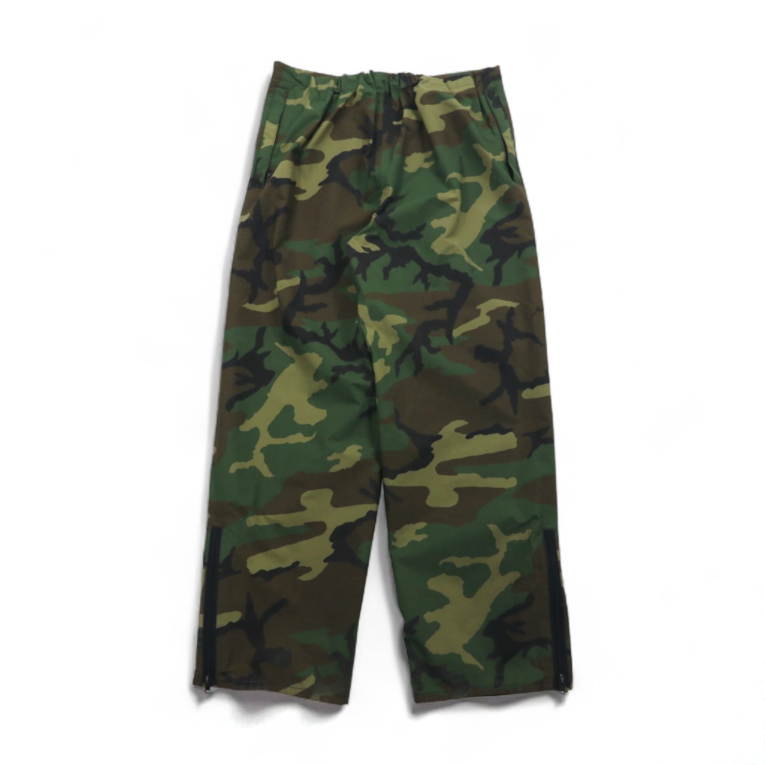 Pantaloni over US ARMY anni '90 GORE-TEX in nylon taglia M kaki mimetici U.S.CAVALRY