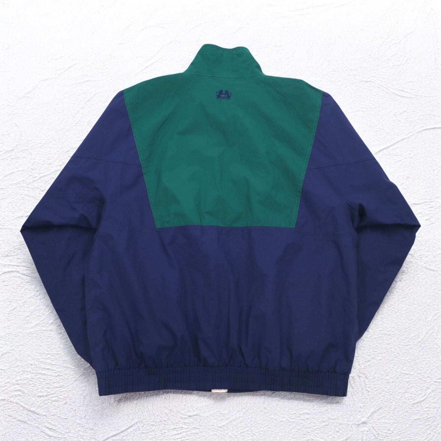 Vintage anni '90 USA Made Windbreaker TOURNEY anni '90 Prodotto negli USA Gore-Tex GORE-TEX Giacca in nylon XXL Verde Navy Impermeabile