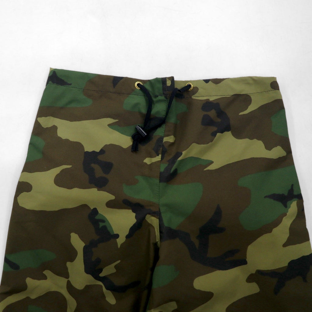 Pantaloni over US ARMY anni '90 GORE-TEX in nylon taglia M kaki mimetici U.S.CAVALRY